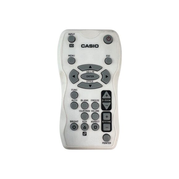 CASIO YT-120 PROJECTOR REMOTE CONTROL - Cleaned & Tested - FAST US SHIPPING - Picture 1 of 4